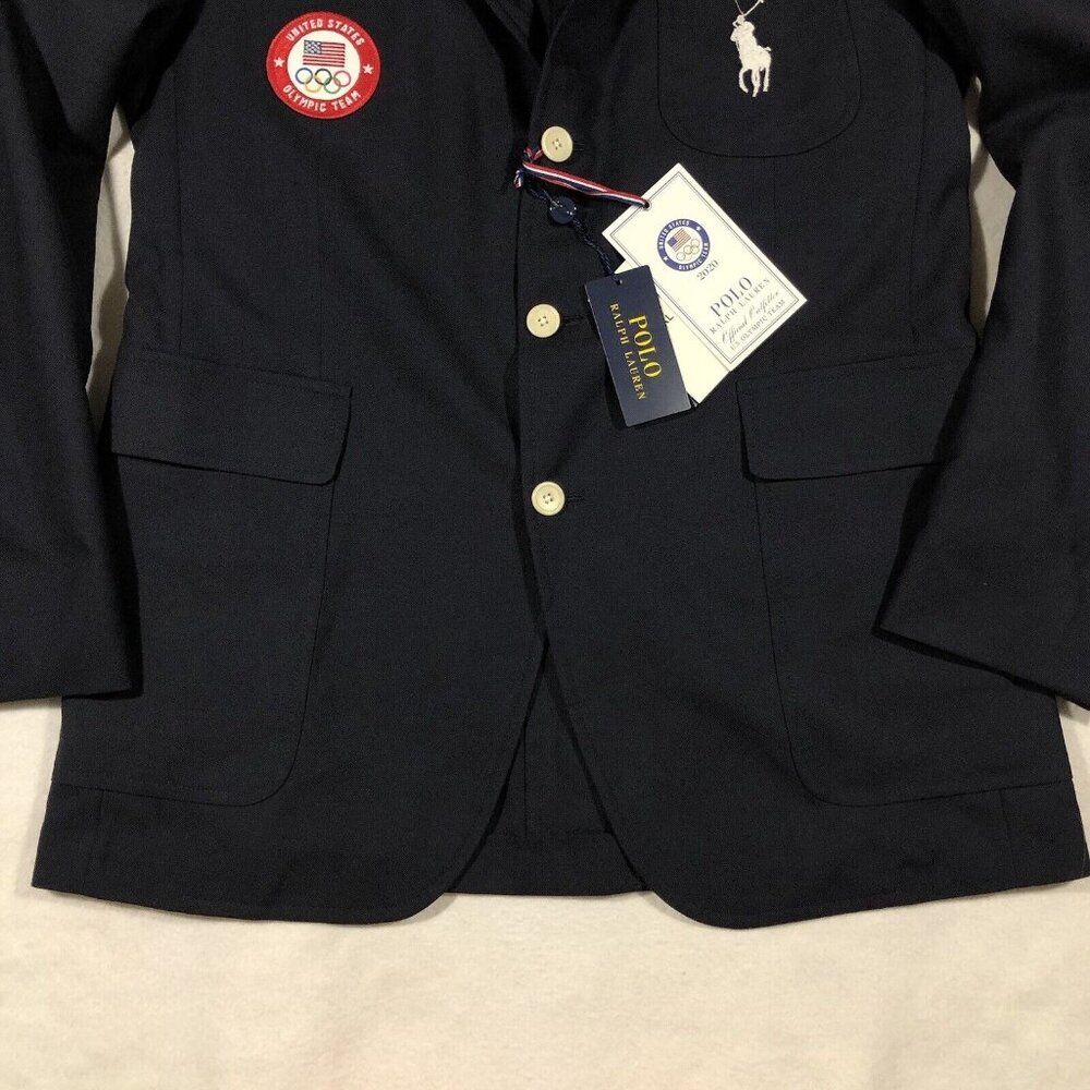 Polo Ralph Lauren Mens USA Olympic Team 2020 42XL Navy Blazer Sport Coat NEW - Picture 5 of 16